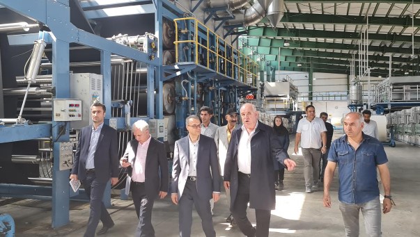 بازدید اعضای هیأت مدیره و هیات عامل بانک صنعت و معدن از طرح های تامین مالی شده این بانک در استان آذربایجان غربی