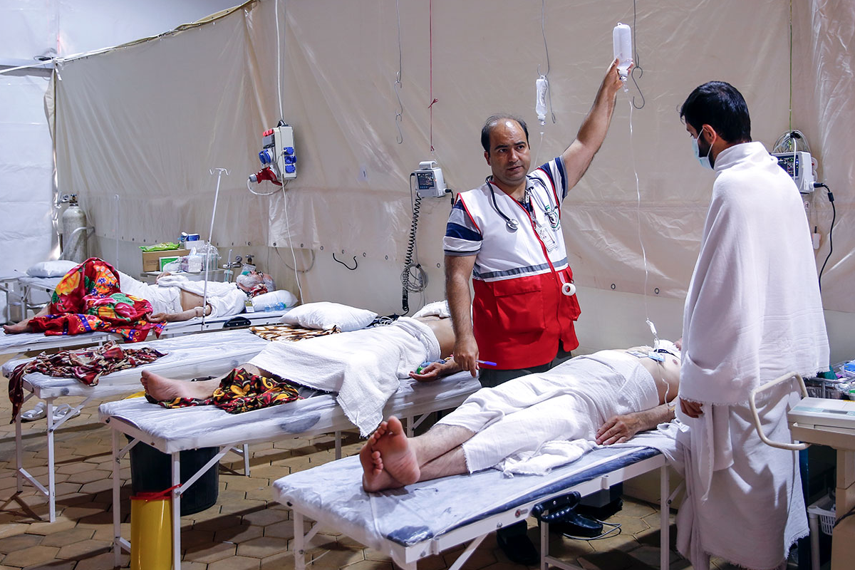 انجام 5520 مورد سرم‌تراپی حجاج ایرانی در عربستان