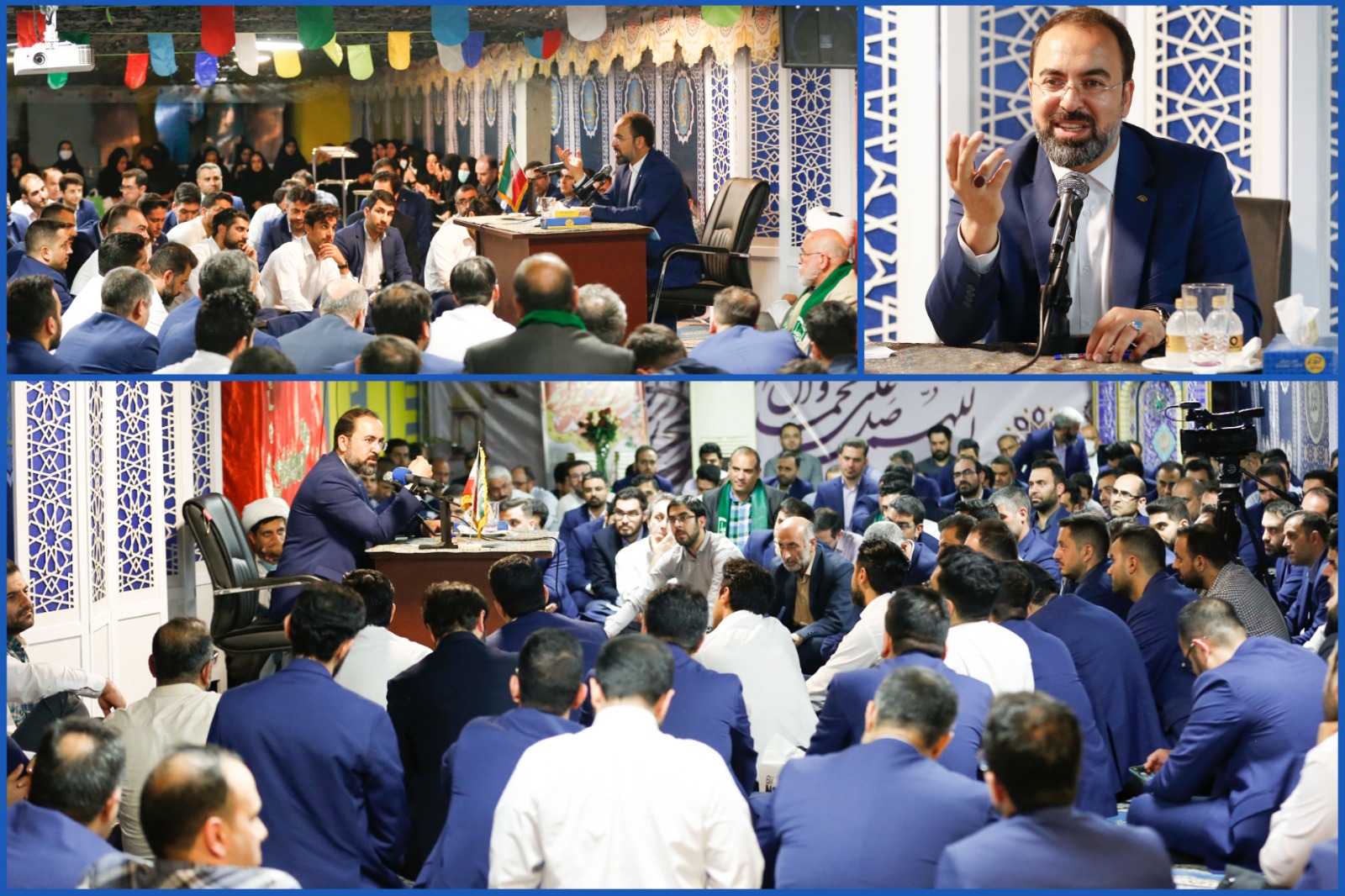 در ادامه سلسله دیدارهای فصلی دکتر آقادادی با همکاران ستاد  دیدار صمیمانه مدیرعامل با همکاران بیمه کوثر به مناسبت عید سعید غدیر خم