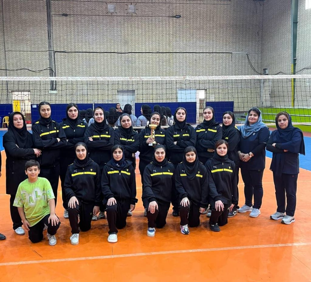 قهرمانی تیم والیبال دختران پتروشیمی مارون در لیگ استان خوزستان