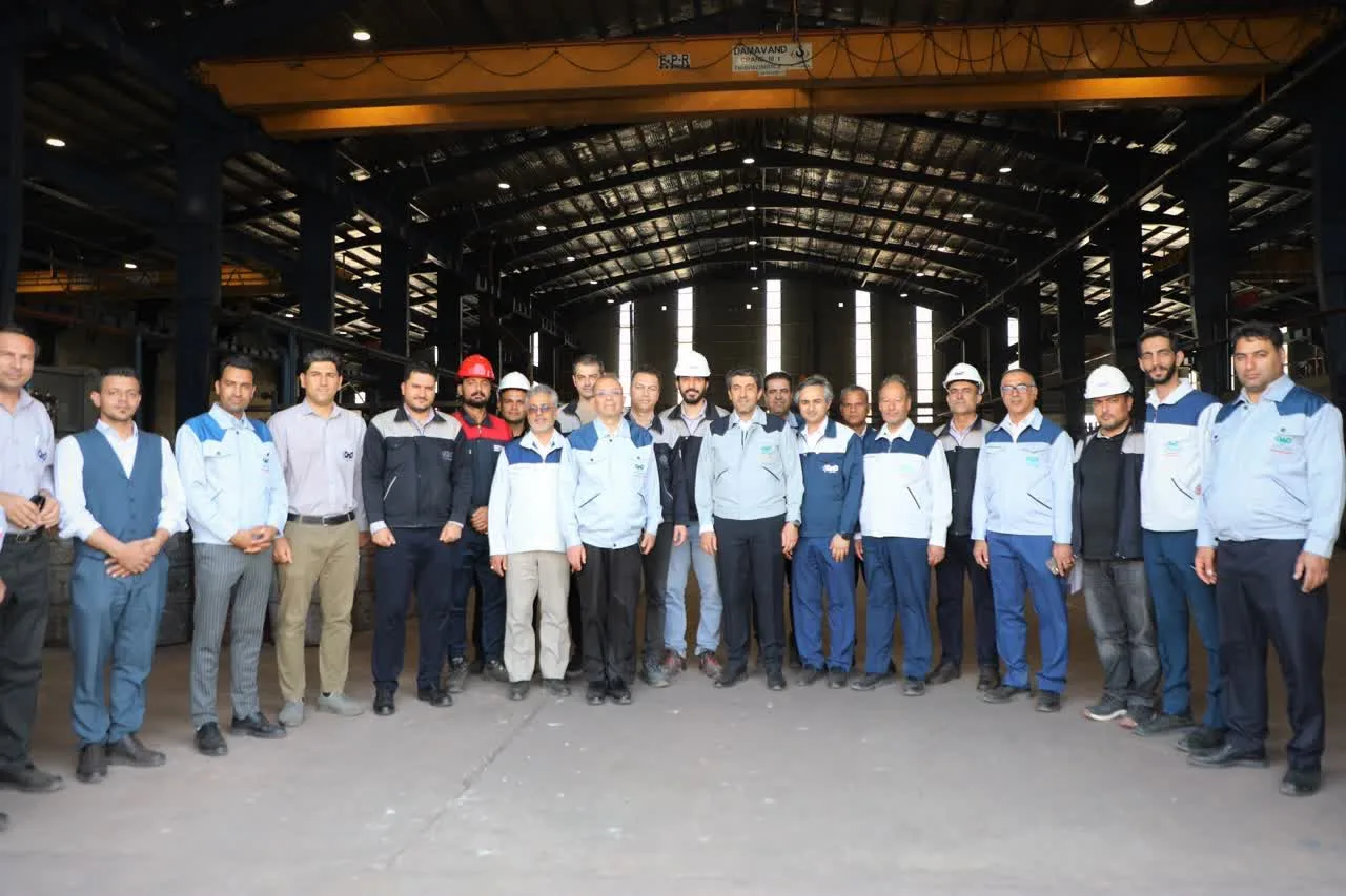 دیدار عیدانه علی امرایی با کارکنان فولاد سنگان