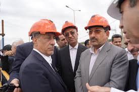 بازدید معاون اجرایی رییس جمهور از طرح توسعه پتروشیمی کرمانشاه