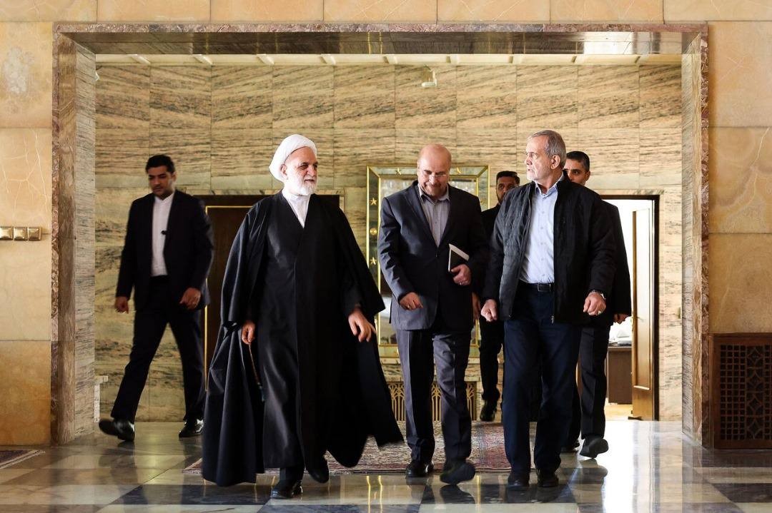 دیدار نوروزی رضا مسرور با سران قوا