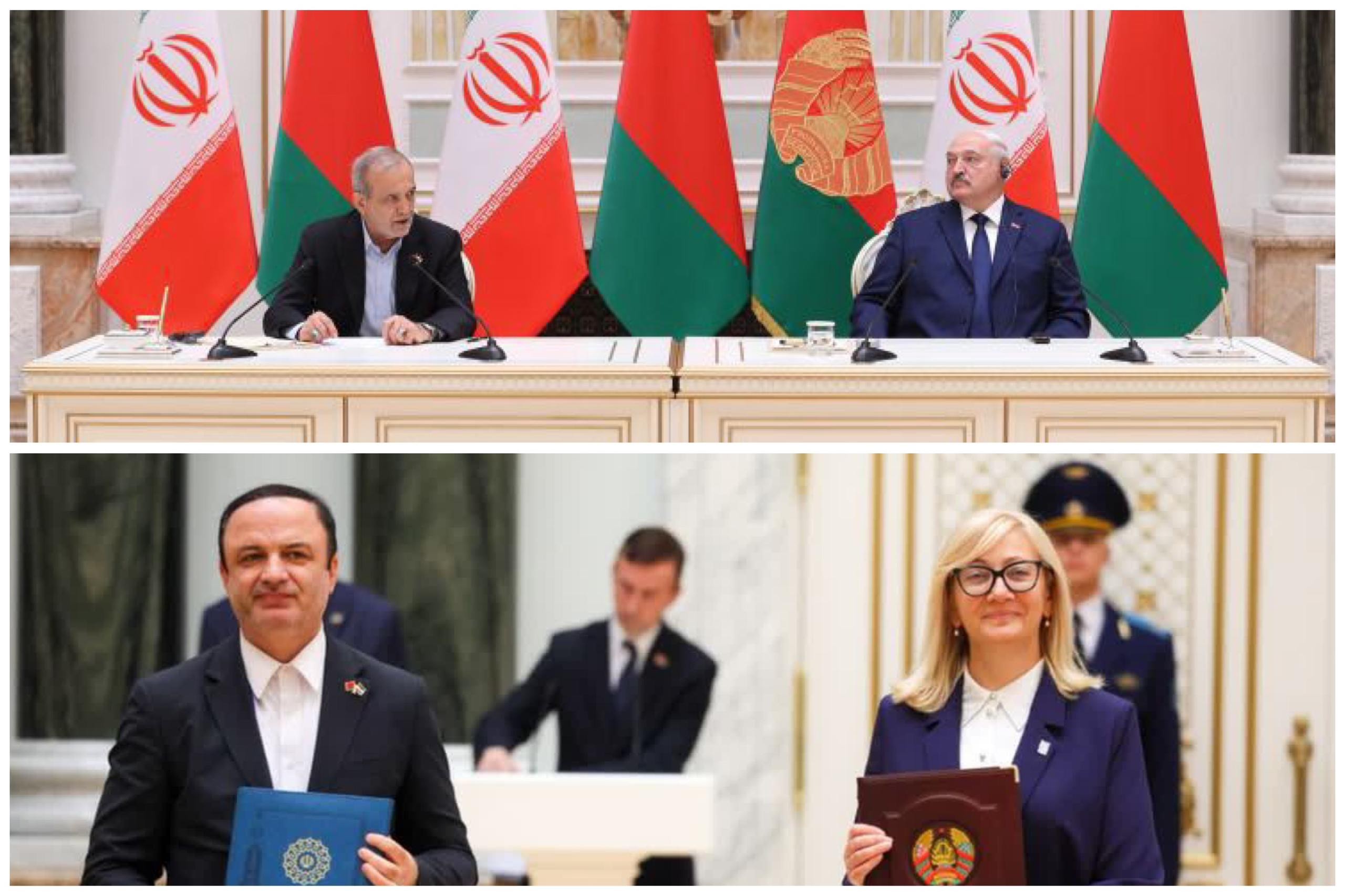 سند همکاری مناطق آزاد ایران و بلاروس امضا شد