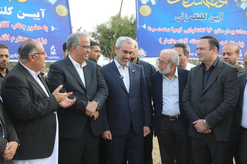 کلنگ‌زنی بیمارستان ۹۶ تخت‌خوابی کیمیا همزمان با آغاز هفته دولت