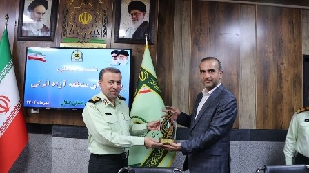 مدیرعامل سازمان منطقه آزاد انزلی با فرمانده انتظامی استان گیلان دیدار كرد