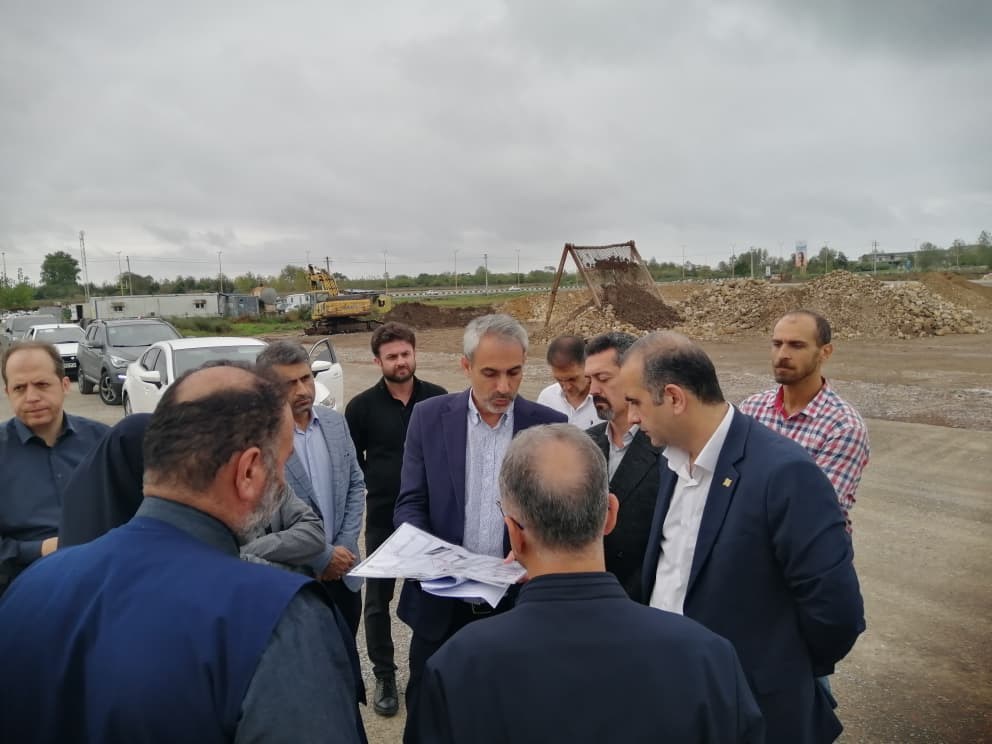 نظارت میدانی مدیرعامل سازمان منطقه آزاد انزلی بر پروژه‌های عمرانی