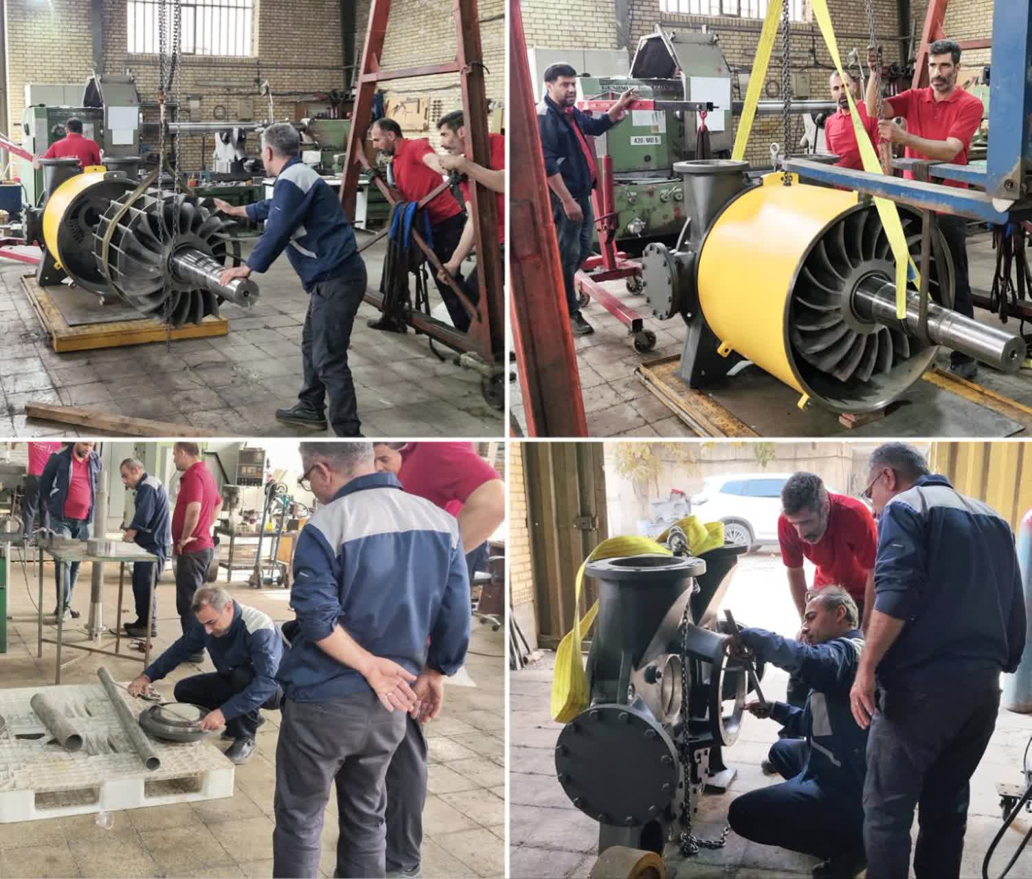 بومی‌سازی کامل وکیوم‌پمپ برند زیمنس از تجهیزات حساس واحدهای شیمیایی پتروشیمی شهید تندگویان