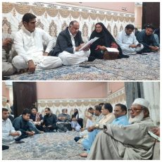 دکتر محمدسعید اربابی رئیس هیات مدیره و مدیرعامل سازمان منطقه آزاد چابهار با اهالی روستای طیس کوپان دیدار کرد