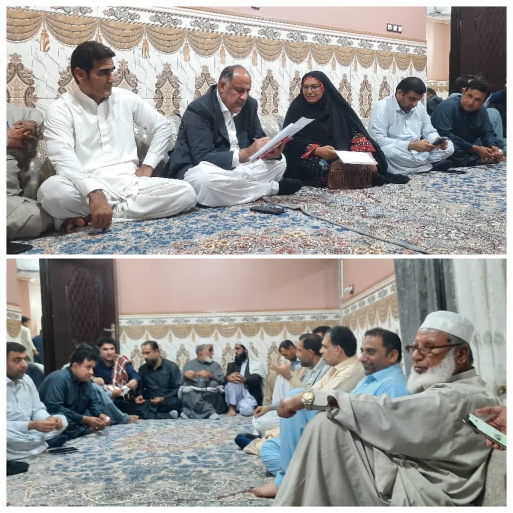 دکتر محمدسعید اربابی رئیس هیات مدیره و مدیرعامل سازمان منطقه آزاد چابهار با اهالی روستای طیس کوپان دیدار کرد