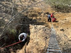 مانور پاکسازی ارتفاعات مشرف به ساحل لیپار برگزار شد