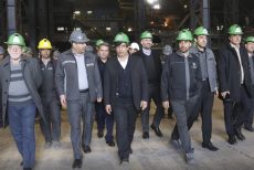 بازدید مدیرعامل گروه فولاد مبارکه از شرکت معدنی و صنعتی گهرزمین