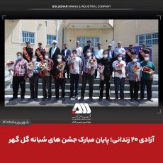 آزادی ۲۰ زندانی؛ پایان مبارک جشن های شبانه گل گهر