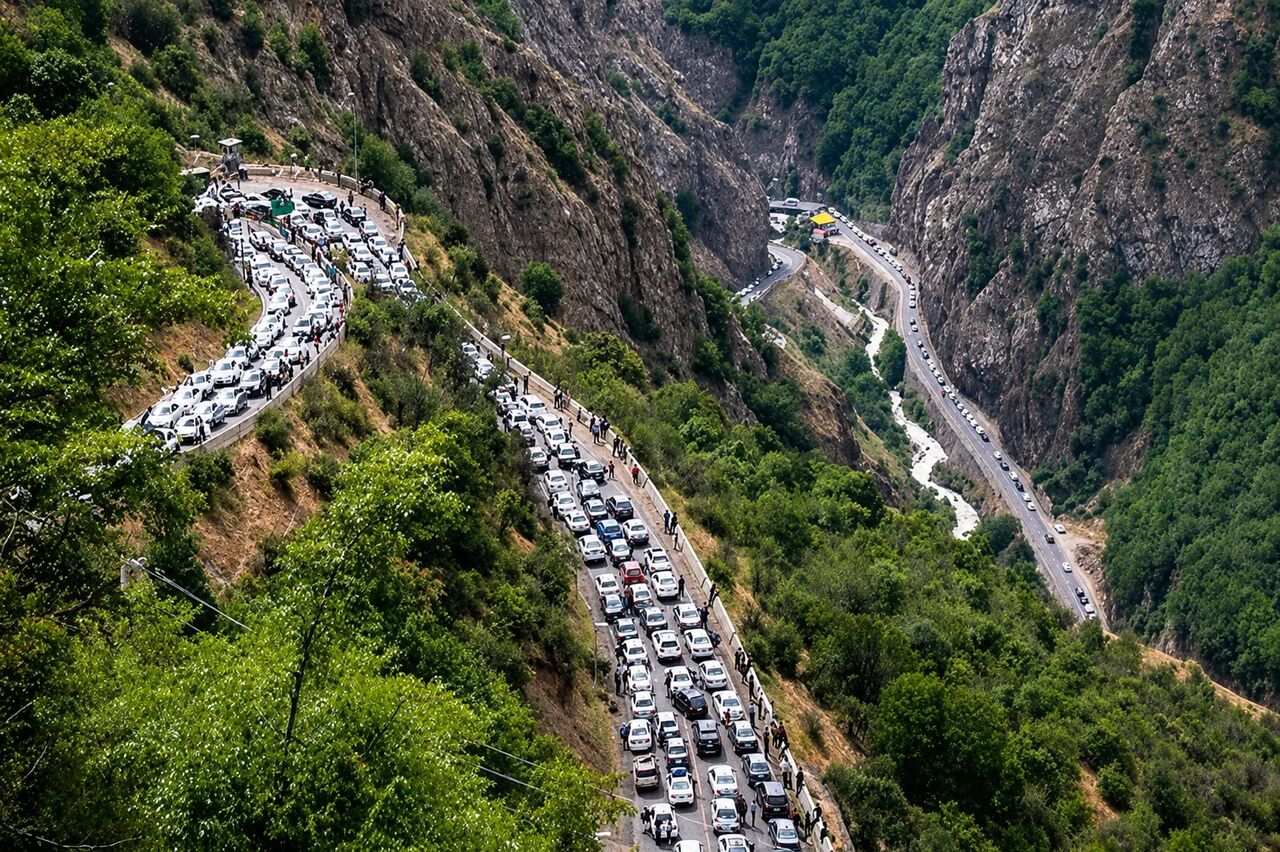 جاده چالوس یکطرفه می شود